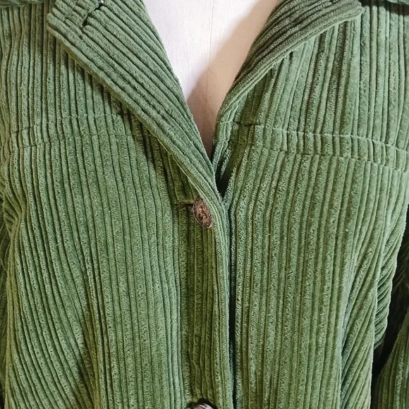Vintage Foxrun Green Corduroy Jacket Size M - Picture 5 of 10